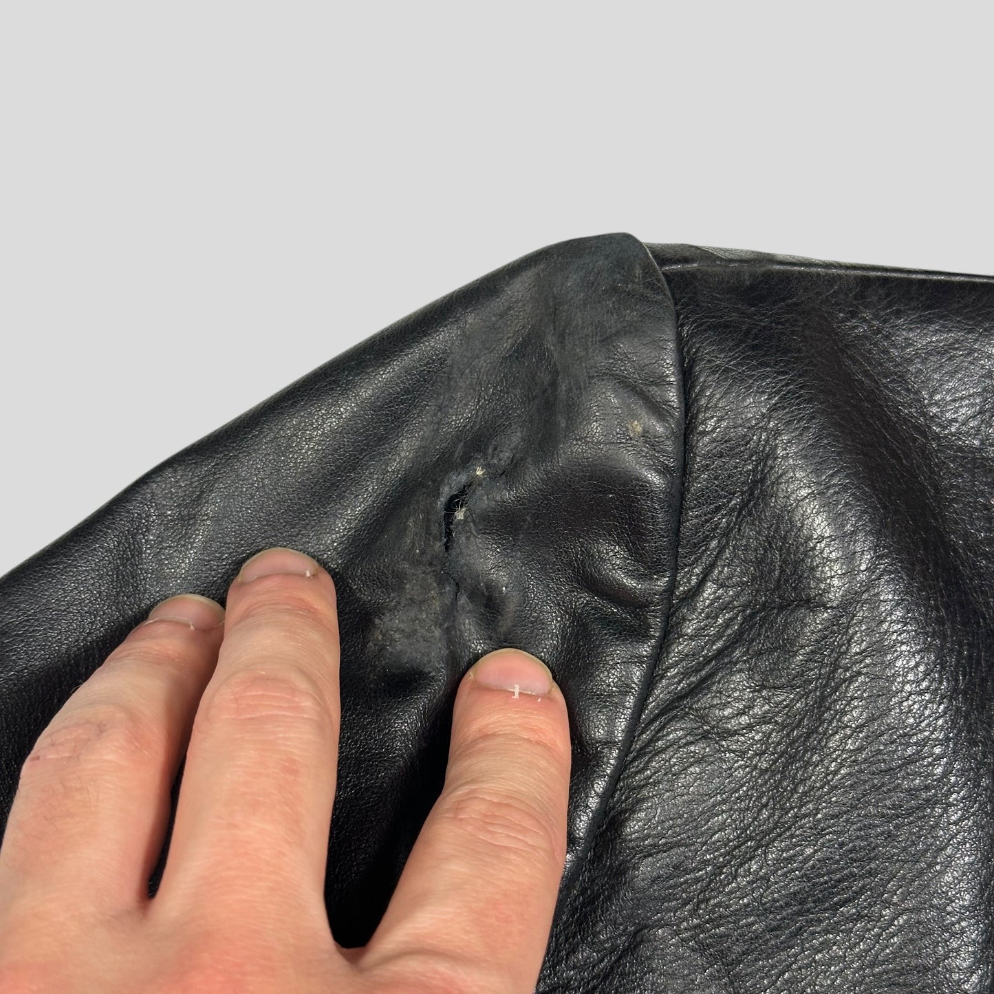 Dolce & Gabbana 00’s Leather Matrix Trench Coat Jacket - IT48 (M/L)