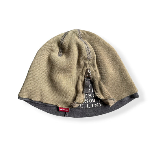 2000's Oakley Dual Layer Zipped Beanie | O/S, Multicoloured
