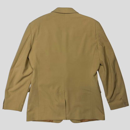 Versace Jeans Couture 00’s Camel Rayon Blazer Suit Jacket - IT50 (M/L) | Default Title, Brown