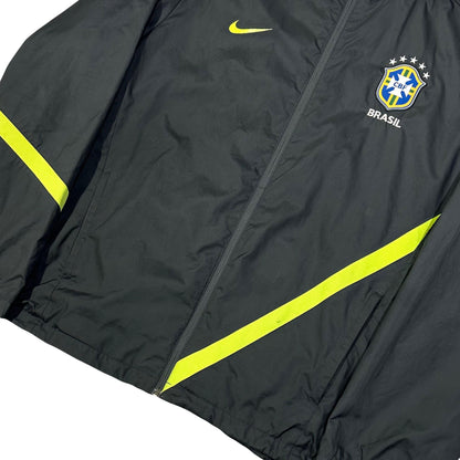 Nike Brazil 2012/13 Tracksuit Top In Black ( XL ) - Known Source