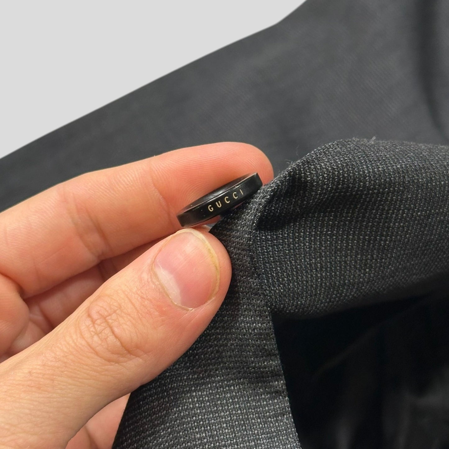 Gucci 00’s Textured Wool Suit Blazer + Trousers - IT46 (S/M) | Default Title, Grey