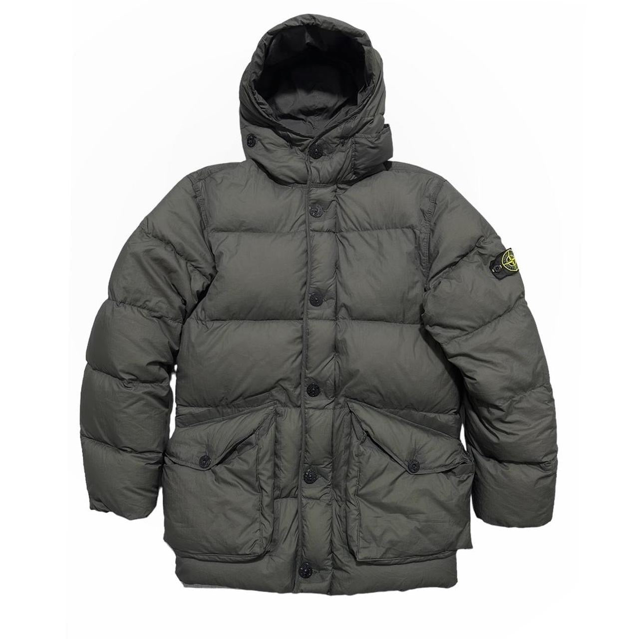 Stone Island Opaque Nylon Tela Down Jacket