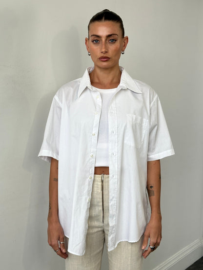 Christian Dior Monsieur Short Sleeve Cotton Shirt - XXL