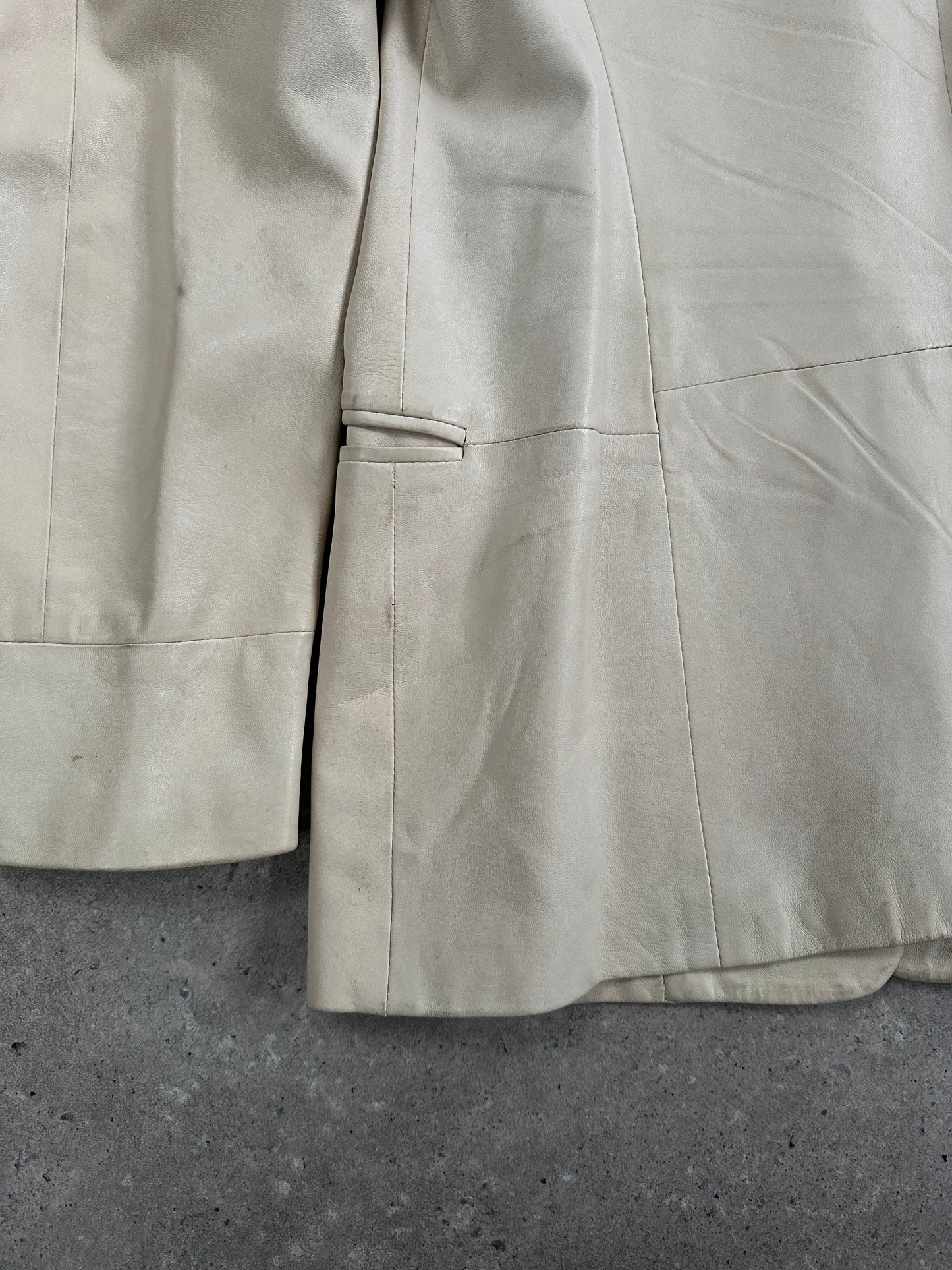 Gianni Versace 1990s Leather Jacket - S