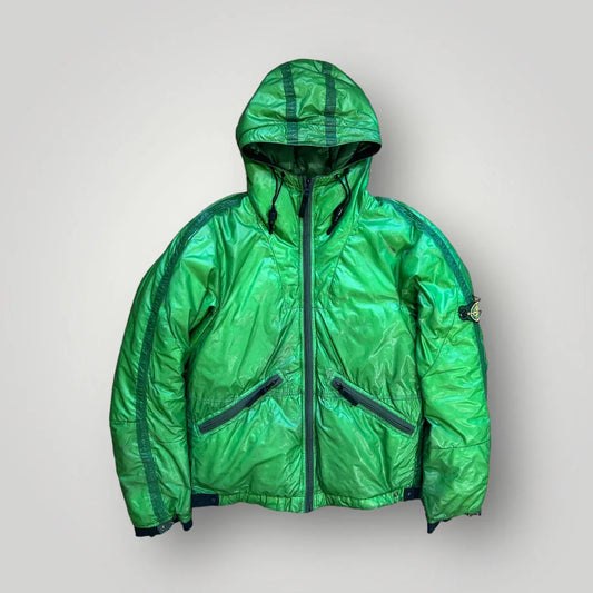 Stone Island AW/07 Goose Down Mesh Badge Jacket L