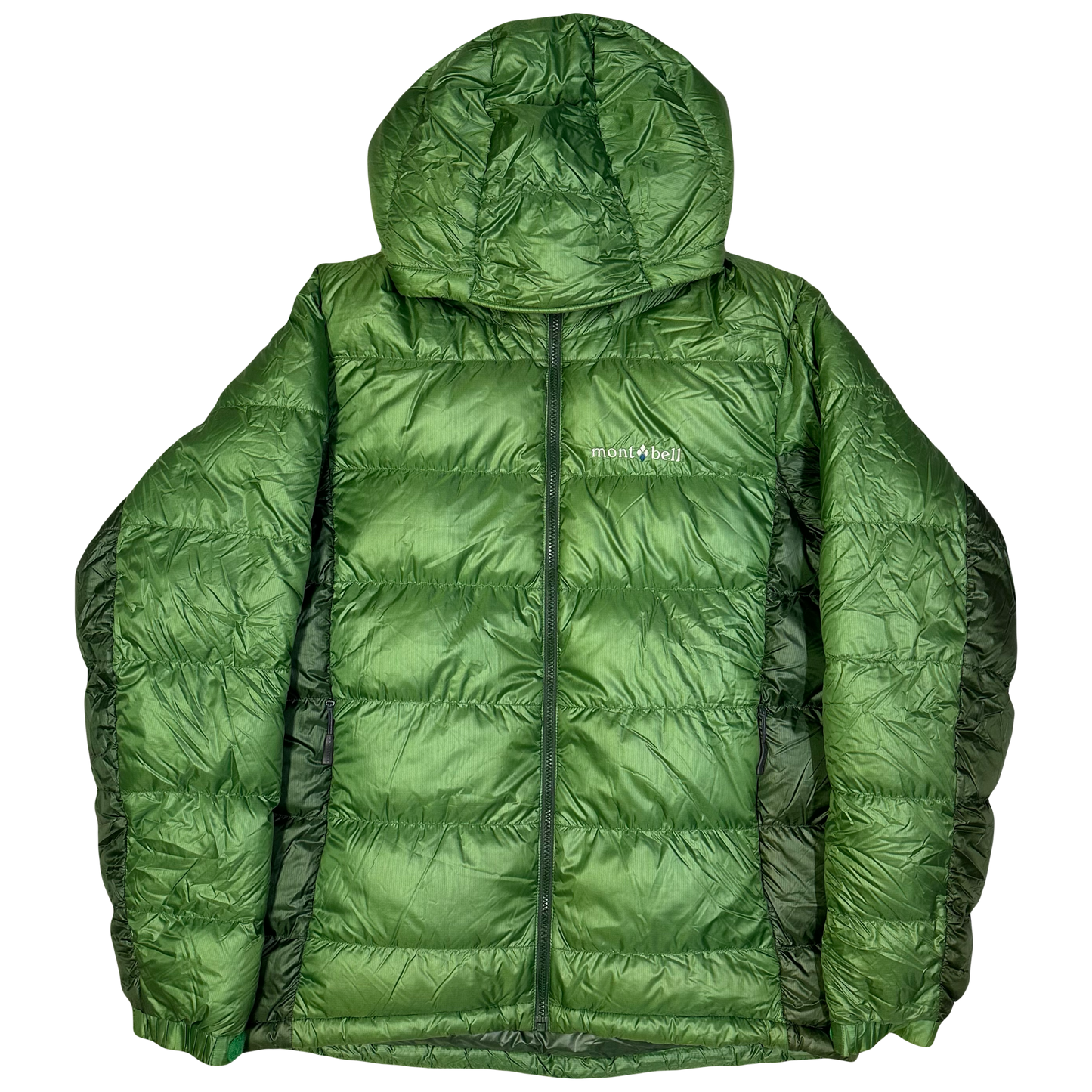 Montbell Alpine Down Parka Puffer Jacket In Green ( S )