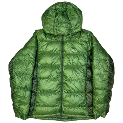 Montbell Alpine Down Parka Puffer Jacket In Green ( S )