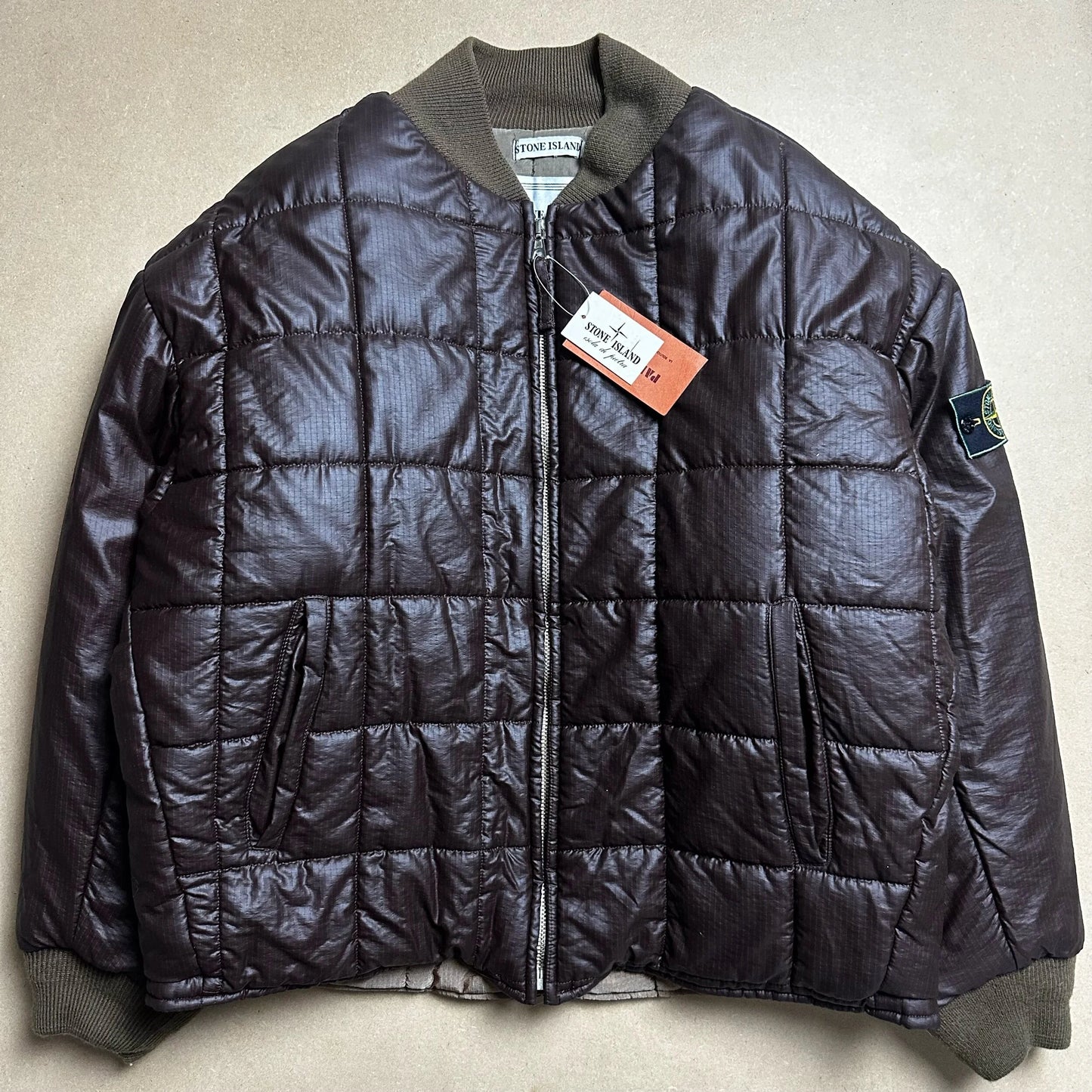 A/W1988 Microfibre Quilted bomber