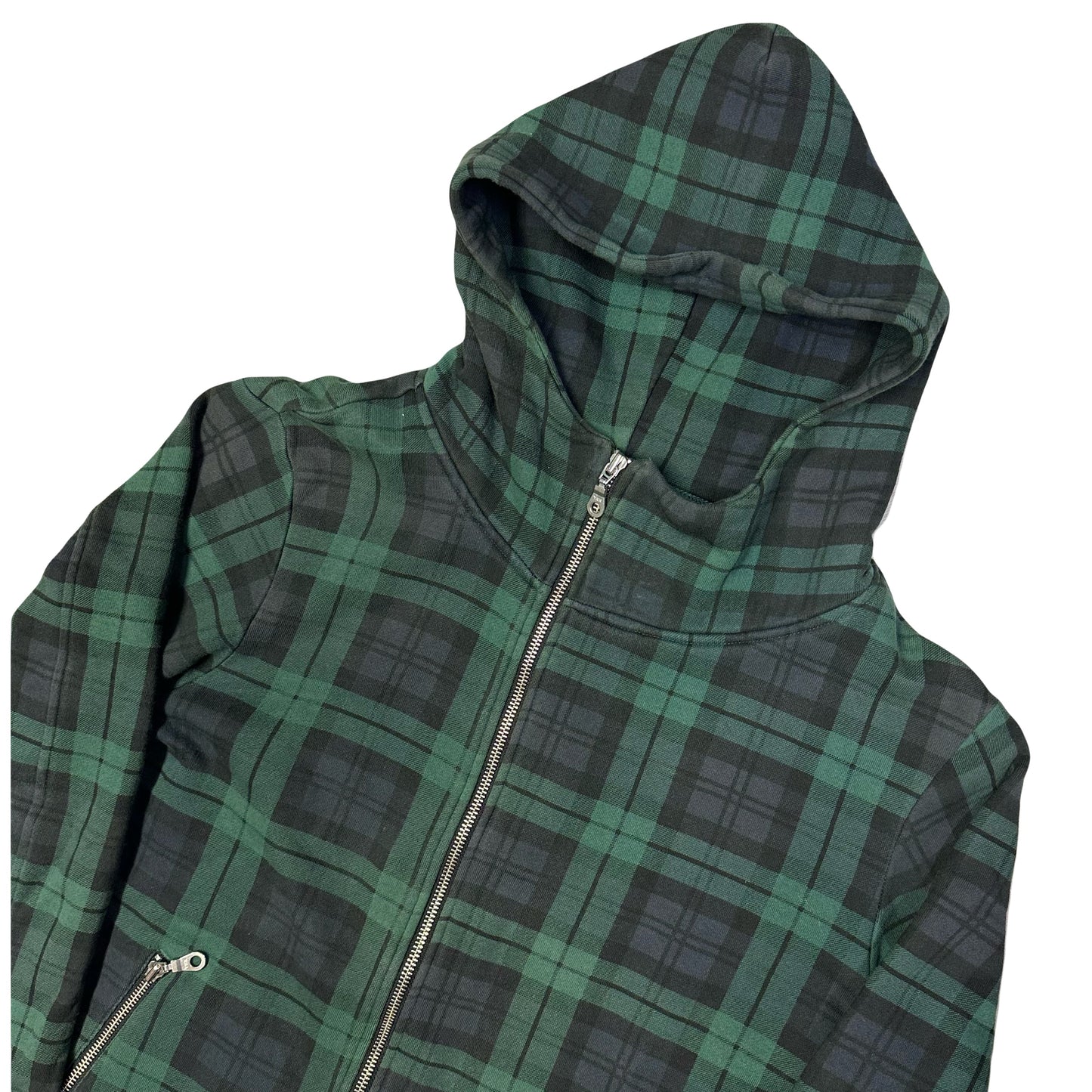 Takeo Kikuchi Plaid Hoodie In Green  ( L )