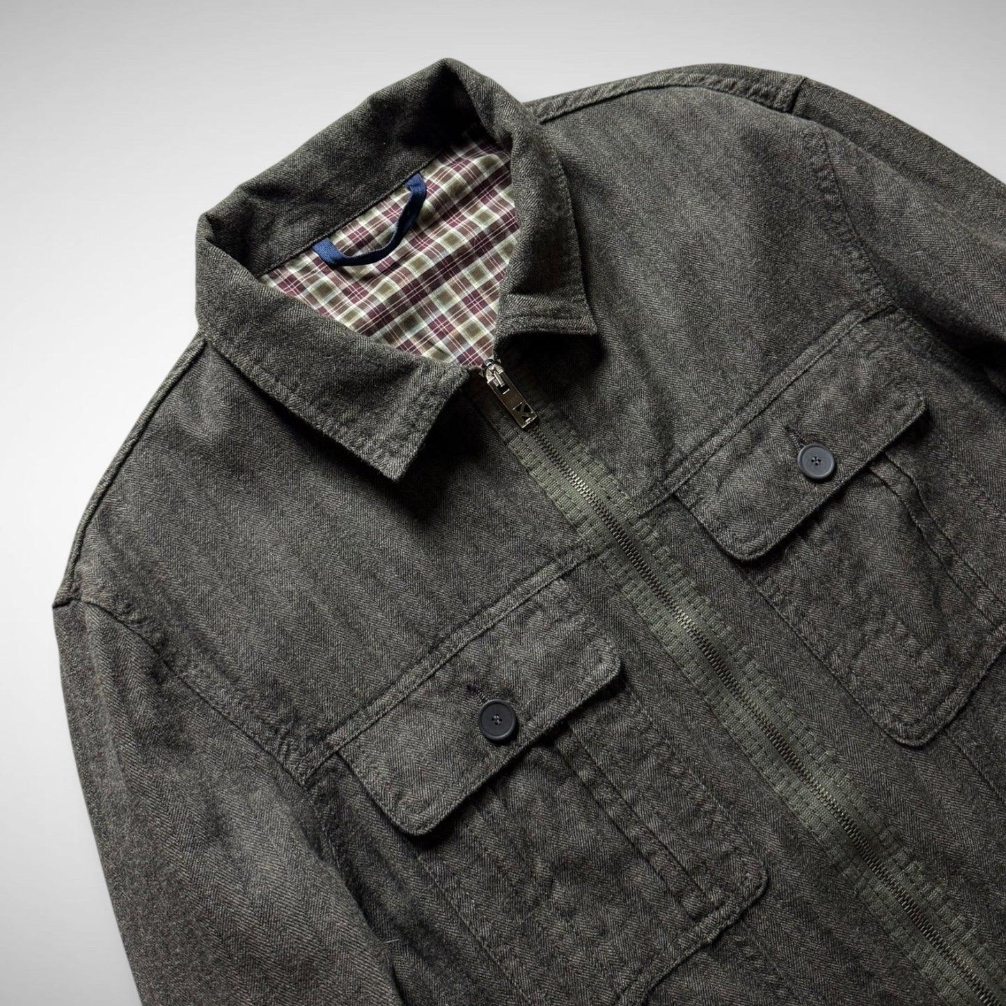 Kenzo Wool & Linen Worker Jacket (2000)