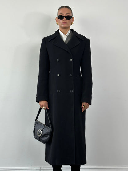 Dolce & Gabbana Wool Floor Length Double Breasted Coat - M/L