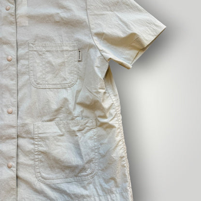 Snow Peak Short Sleeve Technical Overshirt S | O/S, Off-white
