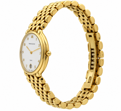 Maurice Lacroix Swiss Quartz Gold Electroplated Watch (900-MAU-M). LWM864 | O/S, Gold