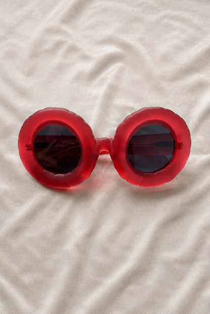 Jeremy Scott x Linda Farrow "Inflatable Pool Float" Sunglasses