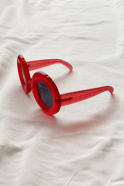 Jeremy Scott x Linda Farrow "Inflatable Pool Float" Sunglasses