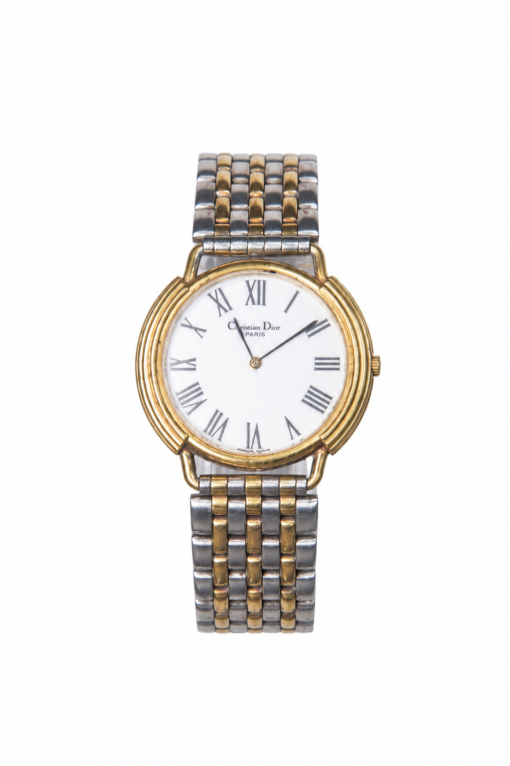 1990's Christian Dior Swiss 2351 Steel Watch | O/S, Gold and Silver