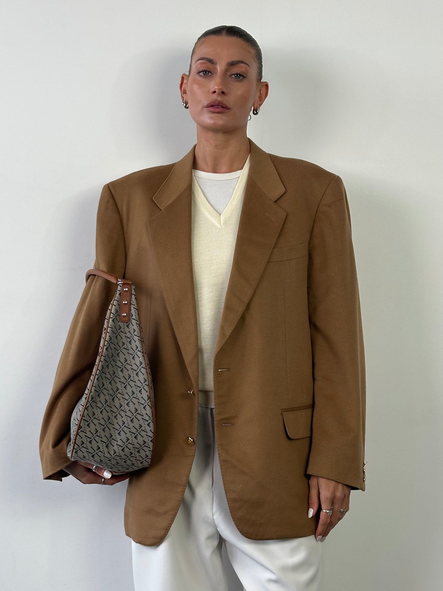 Ballantyne x Loro Piana Pure Cashmere Bespoke Button Blazer - XL