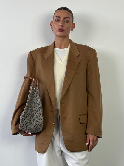 Ballantyne x Loro Piana Pure Cashmere Bespoke Button Blazer - XL