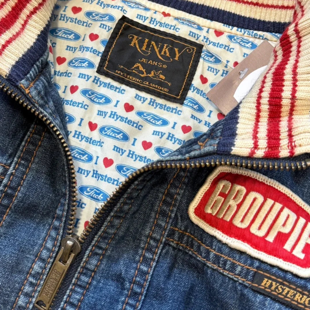 Hystric Glamour 'Groupie' Demin Jacket S