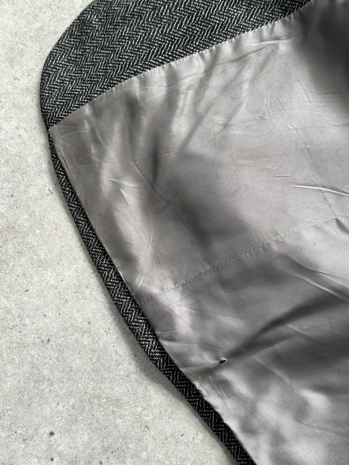 Loro Piana 1990s Wool Cashmere High Neck Blazer - 38R/L