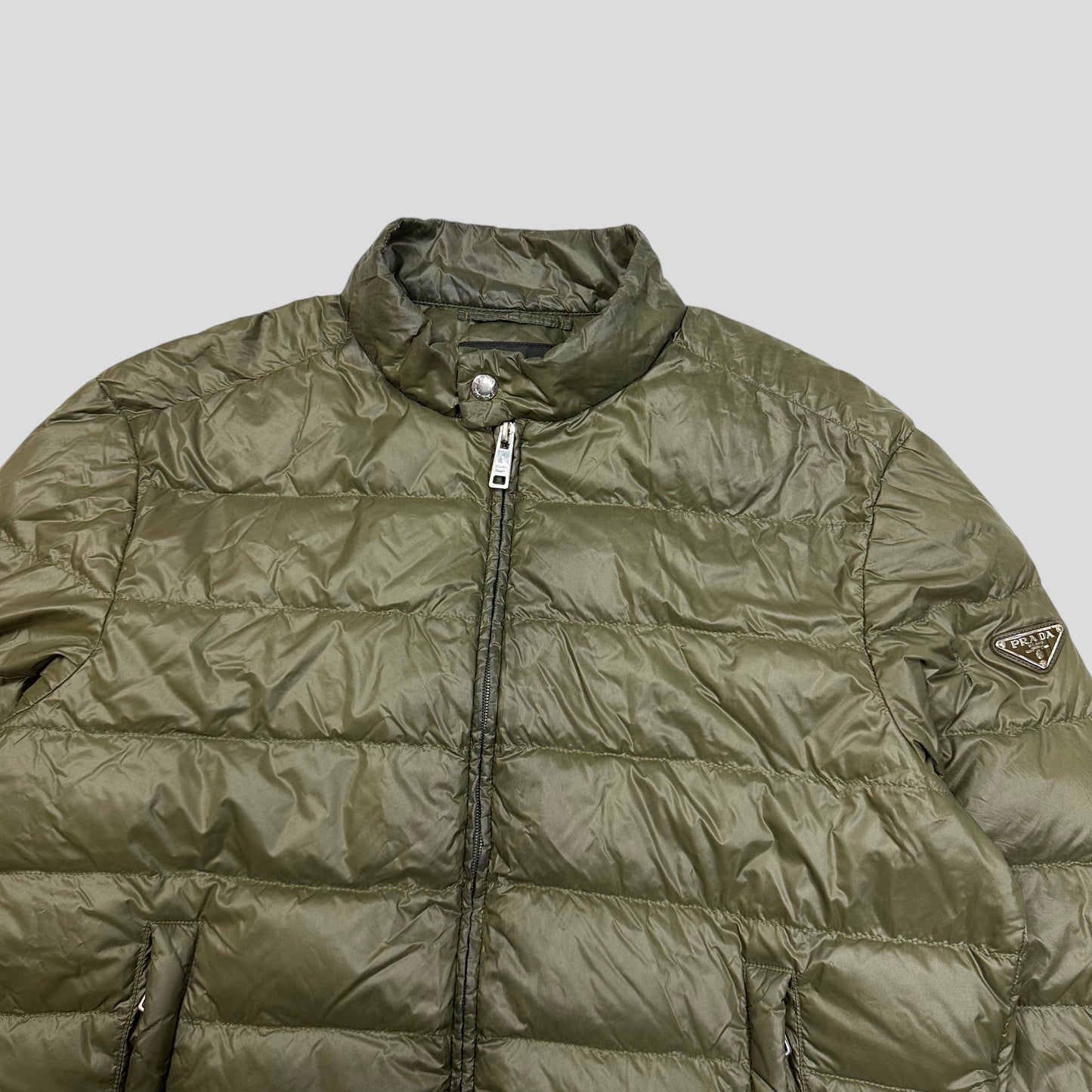 Prada Milano 2014 Nylon Light Down Puffer Jacket - IT52