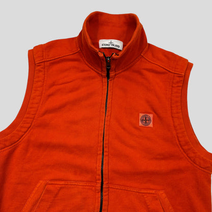 Stone Island Compass Cotton Gilet - M | Orange