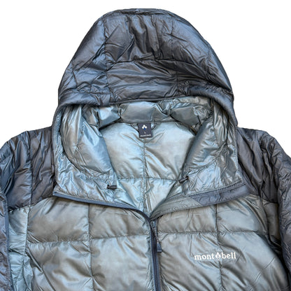 Montbell Superior Down Parka Puffer Jacket In Grey (L) | Large, Grey