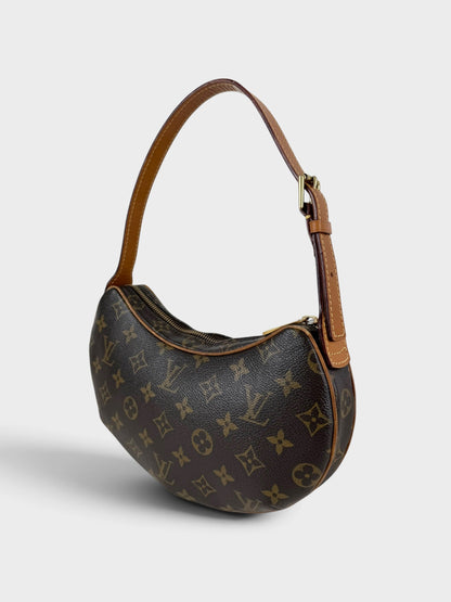 2002 Louis Vuitton Croissant PM Shoulder Bag | O/S, Brown