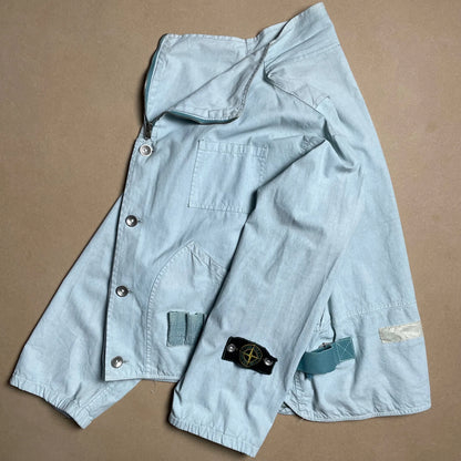 S/S 1983 Ice Blue Tela Stella Poachers Jacket