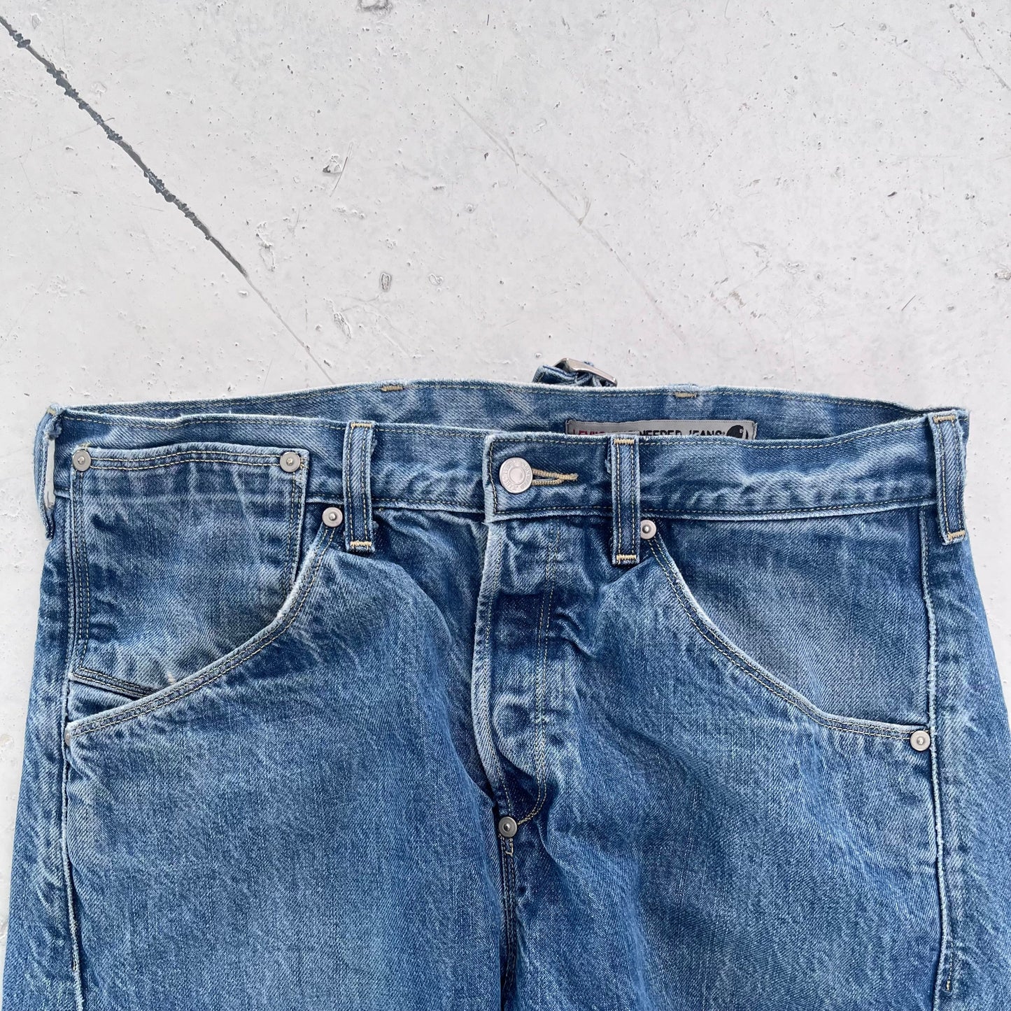 vintage levis engineered jeans | Blue, Red