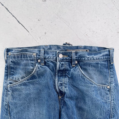 vintage levis engineered jeans | Blue, Red