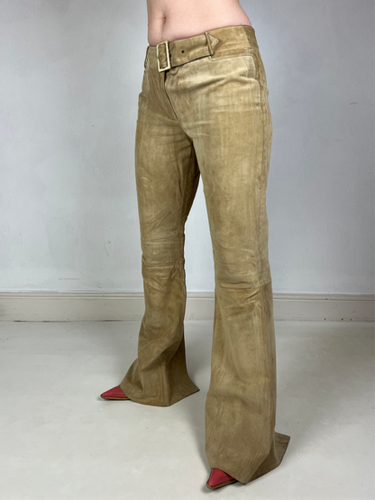 Dolce & Gabbana vintage suede trousers