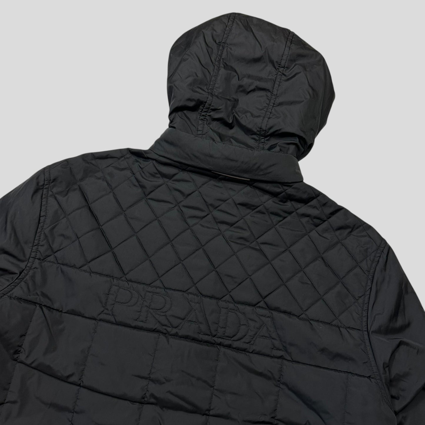 Prada Sport 2011 Reversible Big Spellout Logo Technical Jacket - M