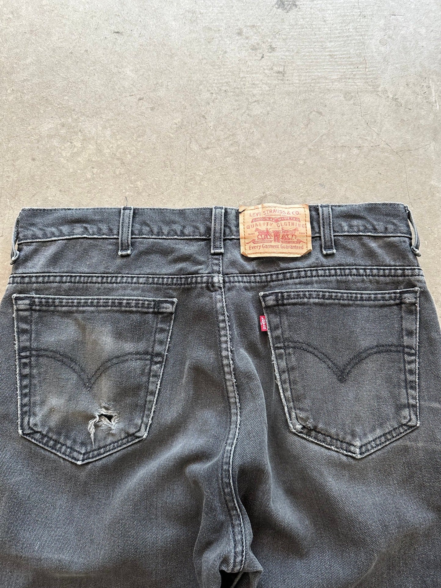 1990's Levi's 501 Repaired Jeans - 36 x 30 | W34, Red