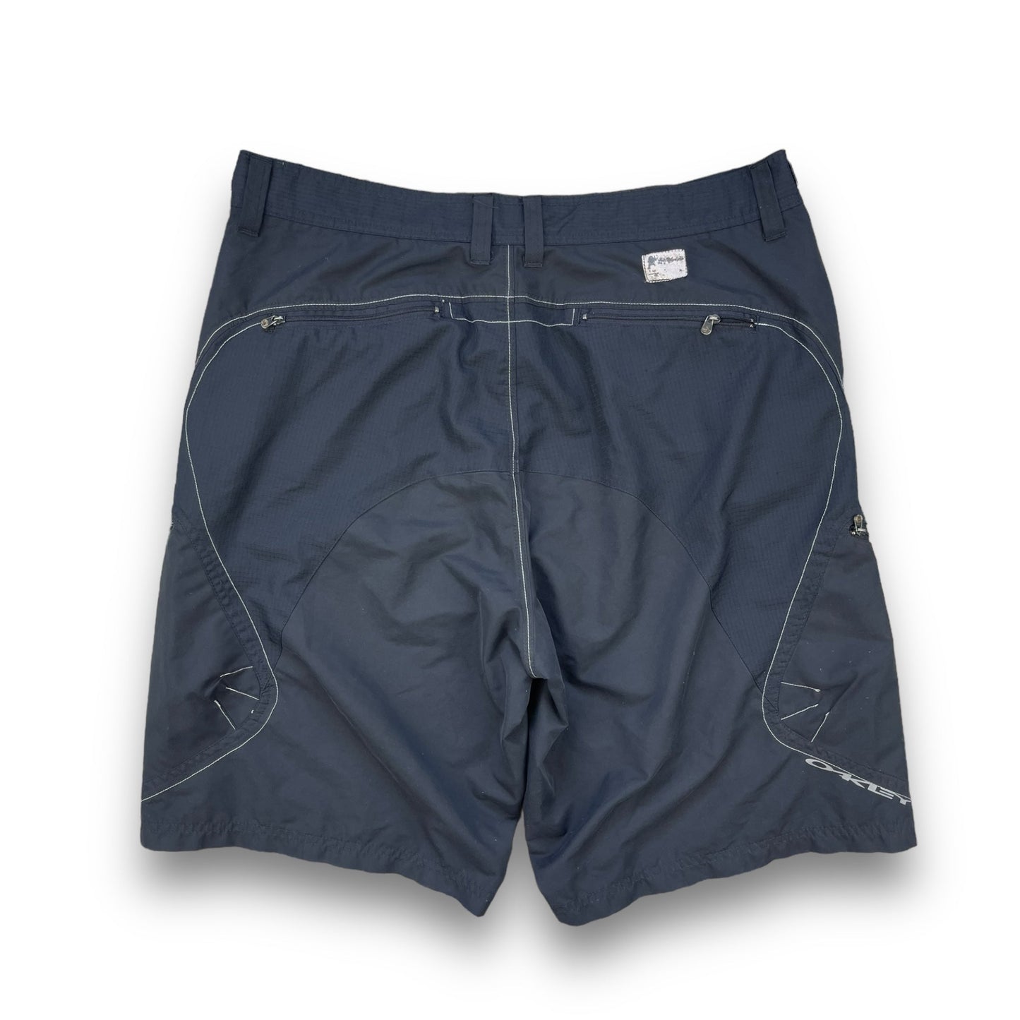 2000's Oakley Contrast Stitch Shorts (36) | Default Title, Navy