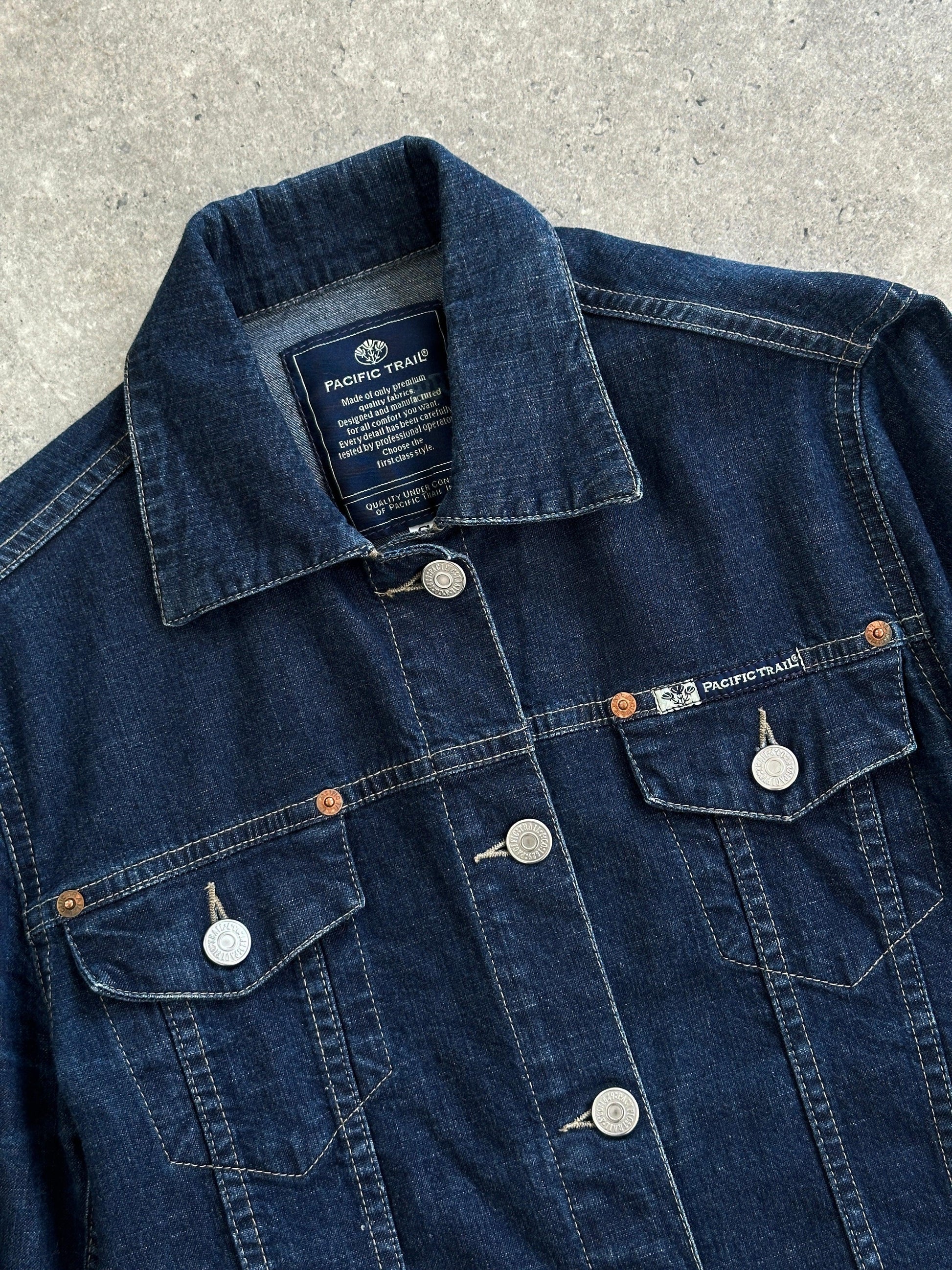 Vintage Fitted Denim Jacket - XS/S - Known Source