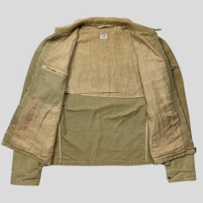 CP Company 2002 Flax Cotton Yellow Boxy Work Jacket - IT54 (L)