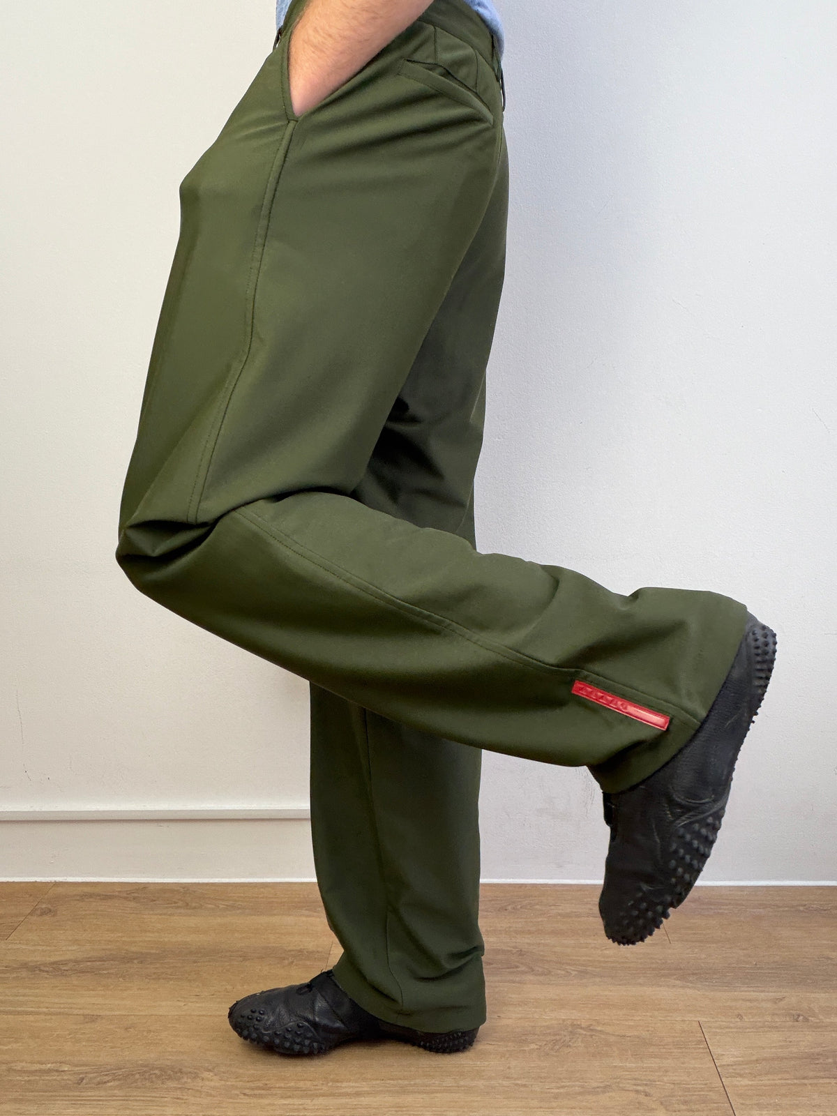Prada Sport 90s Nylon Technical Trousers | 50, Tan