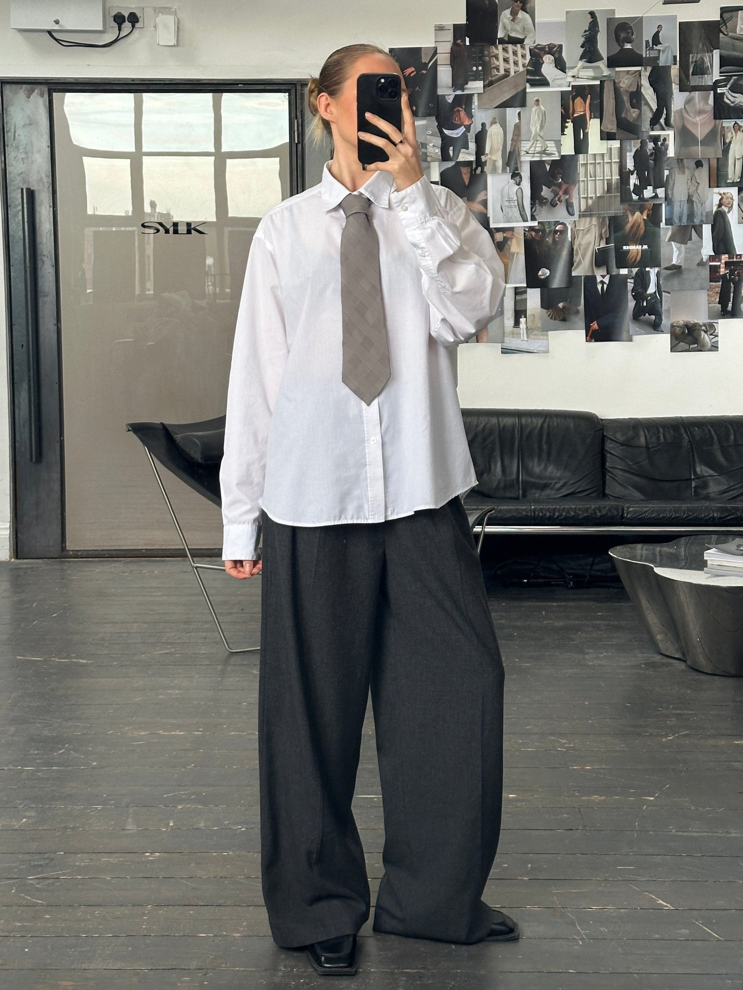 Armani Collezioni 1990s Pure Silk Diagonal Stripe Tie