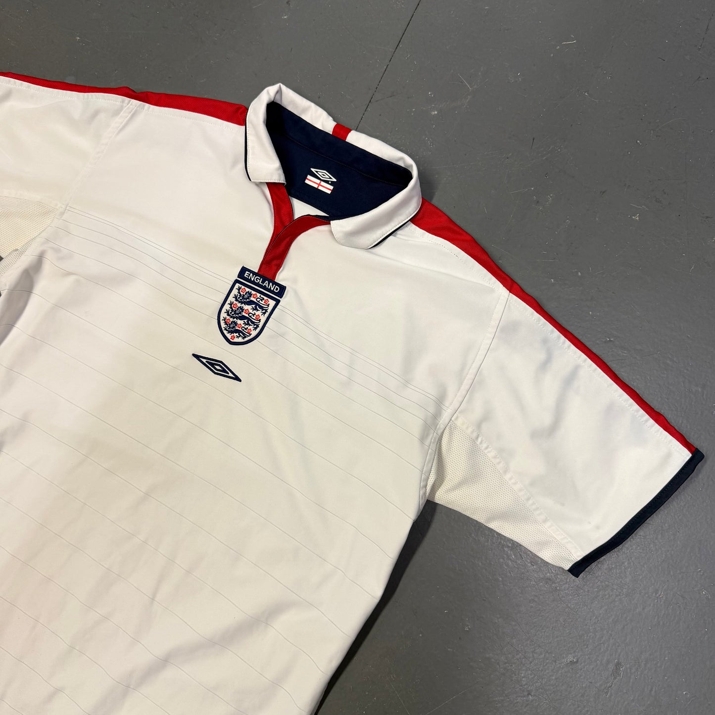 Umbro 2003/05 England Shirt In White (L) | Large, White