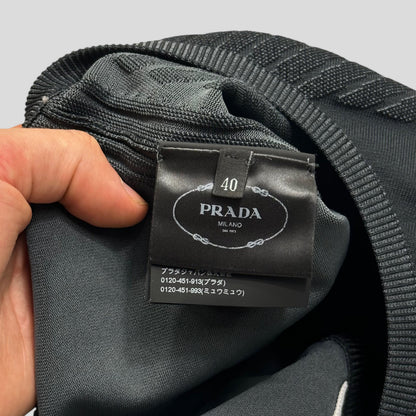 Prada AW18 Tech Knit Bodysuit / Swimsuit (New) - IT40 | Small, Pink