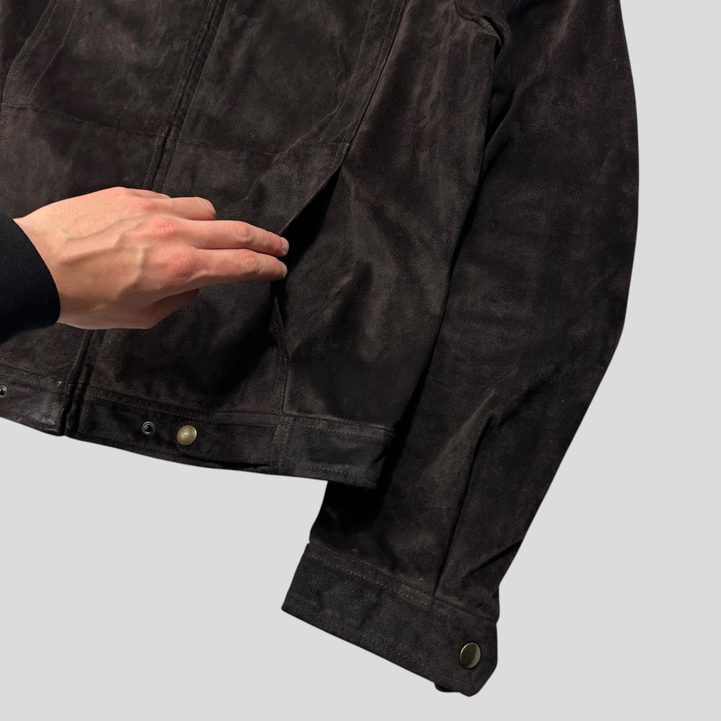 Gucci by Tom Ford FW03 Suede Leather Western Work Jacket - IT52 (M/L)