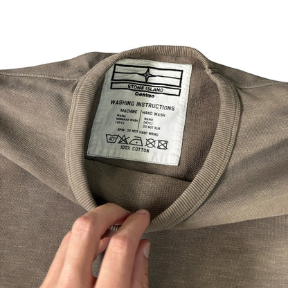 Stone Island Denims 2007 Khaki Cotton Jumper L | Large, Brown