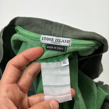 Stone Island SS03 Sublimation Acid Print Marina Logo T-shirt - XL (L) | Large, Green