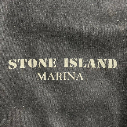 S/S 1986 Charcoal Grey Sail Cloth Marina Spell Out Hooded Coach Jacket