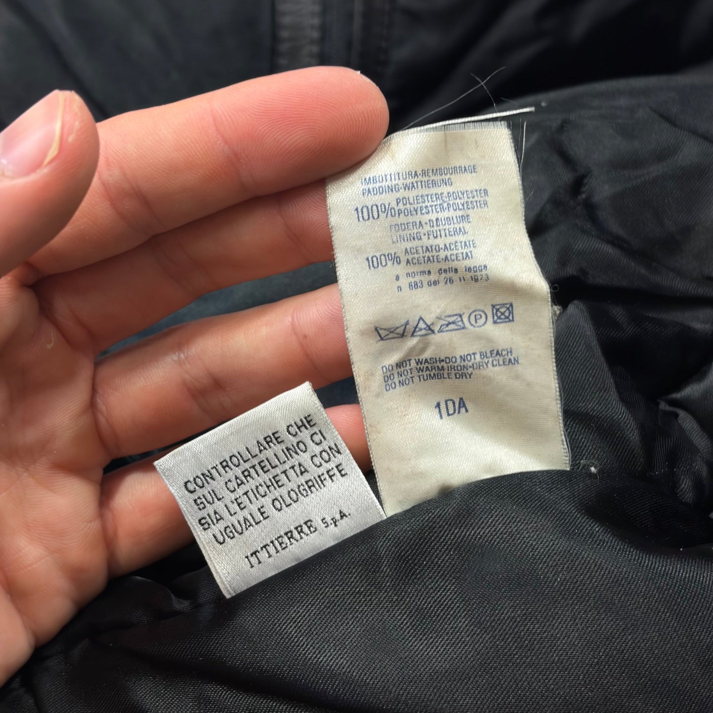 Gianni Versace 90’s Versus Leather Sherpa Flight Jacket - M/L | Default Title, Black