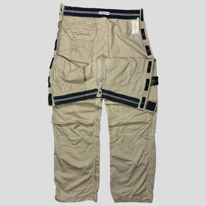 Stone Island 2006 Baggy Parachute Cargo Trousers - IT54 | Default Title, Beige