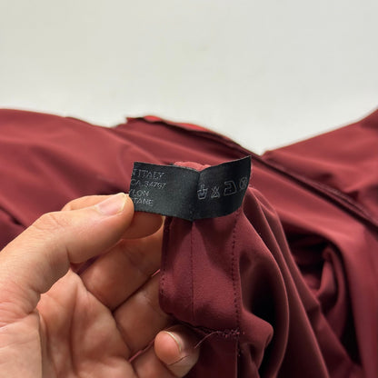 Prada Sport SS00 Nylon Gel Seam Technical Hoodie - XL | Default Title, Burgundy