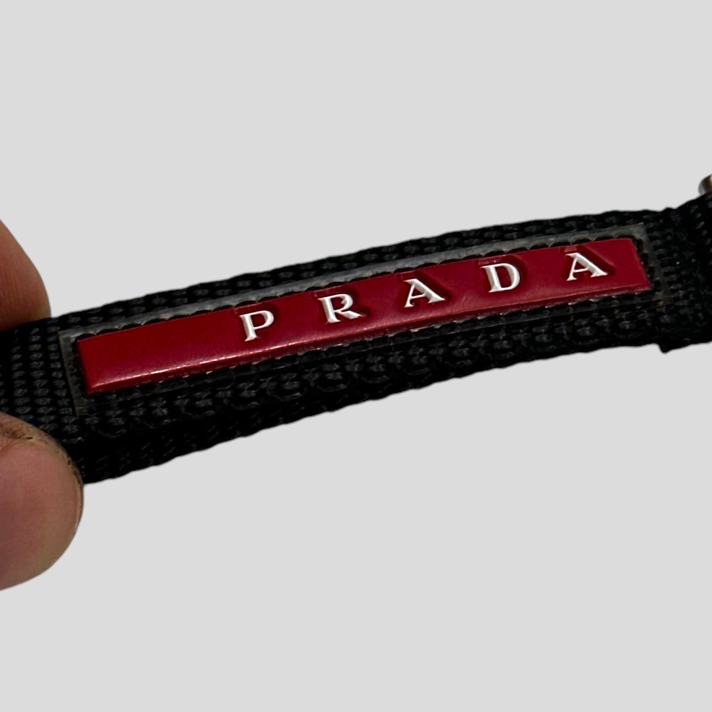 Prada Sport 1999 Logo Keyring