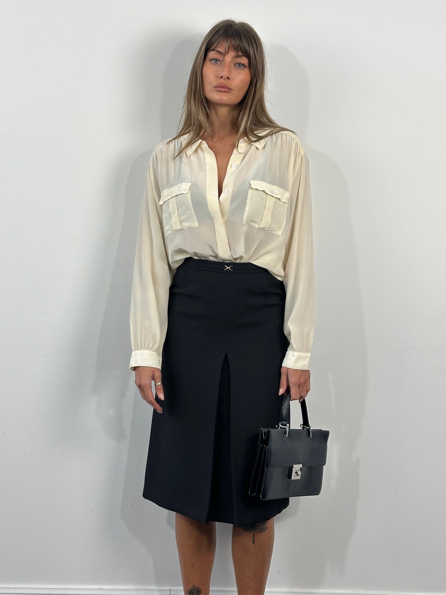 Vintage 1990s A-Line Skirt - W26